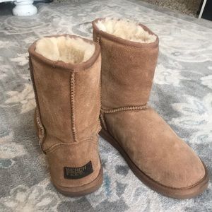 Sheepskin Suede Beach Feet Boots